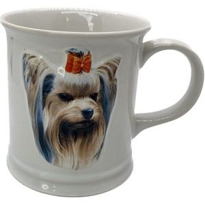 3D Yorkie Dog Coffee Mug Cup Yorkshire Terrier Xpres Best Friend Barbara Augello
